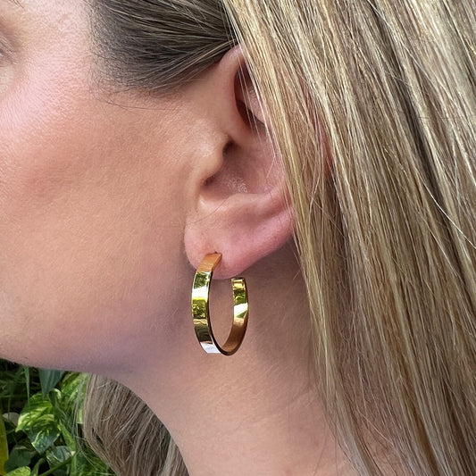 PENDIENTES MAYUR BAÑADOS EN ORO